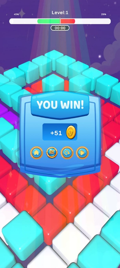 Victory Award Coins Screen