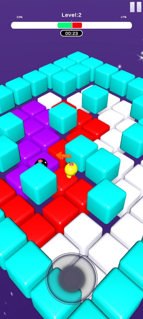 Grid Runner Coloring Paths Level Mode