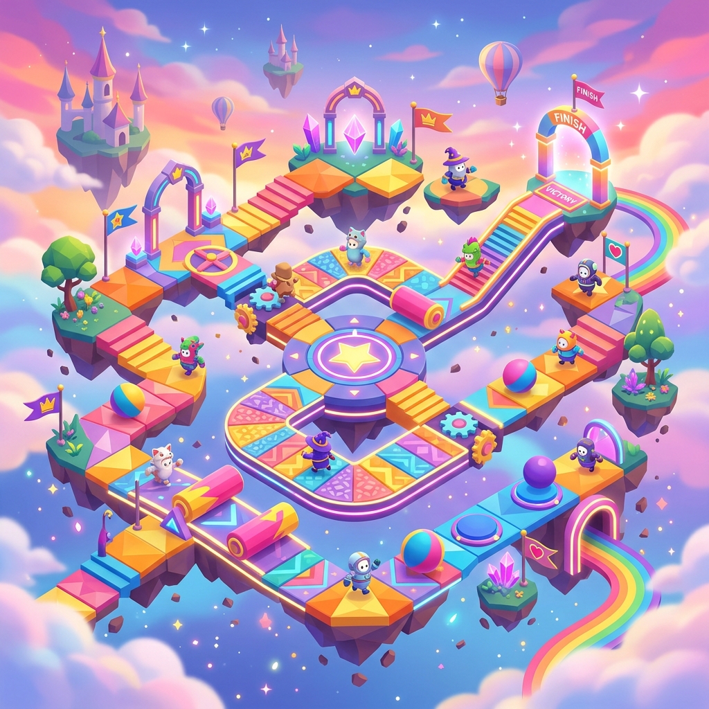 Magical Floating Arena Design